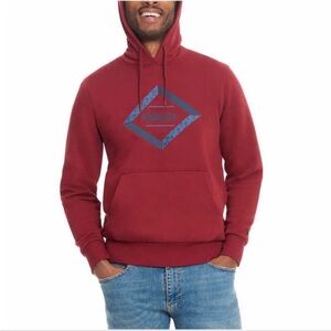 Hurley Red Hoodie with Blue Logo